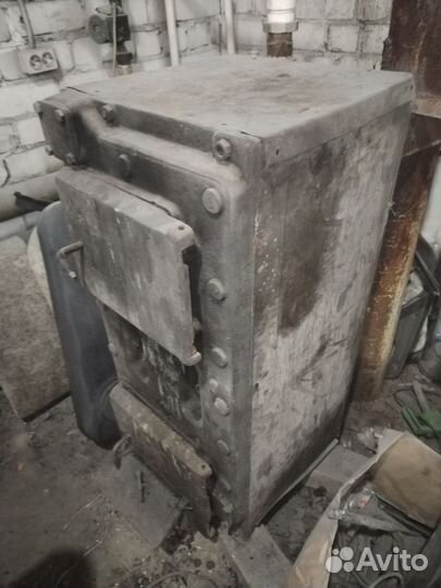 Твердотопливный котёл кчм 5 секций