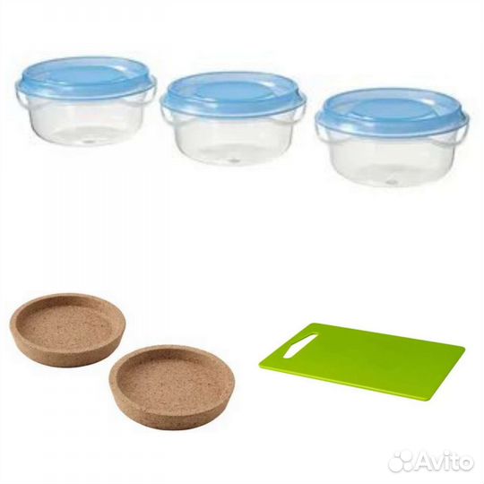 Контейнеры, доска и подставки