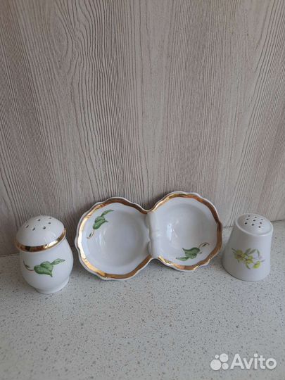 Набор для специй: перечница,солянка, подставка