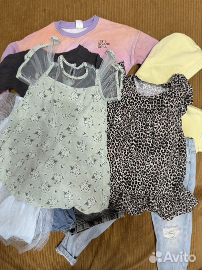 Вещи пакетом на девочку 98-104