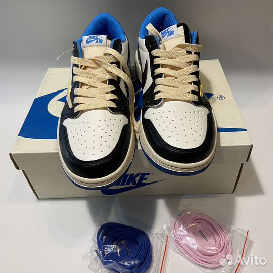 Кроссовки nike air jordan 1 low travis scott