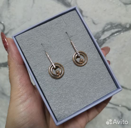 Серьги медсплав