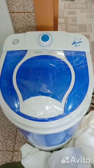 Дачная стиральная машинка полуавтомат с ожимом меч