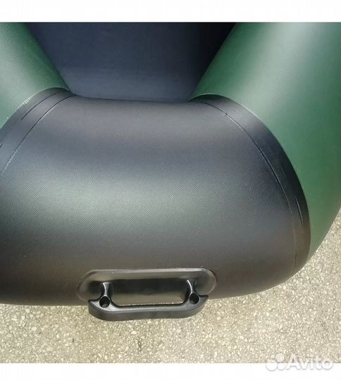 Новая лодка аквапро 280 зелёная+слань