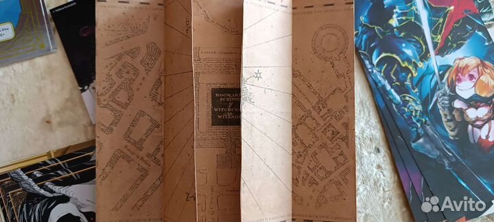 Карта мародеров Гарри Поттер