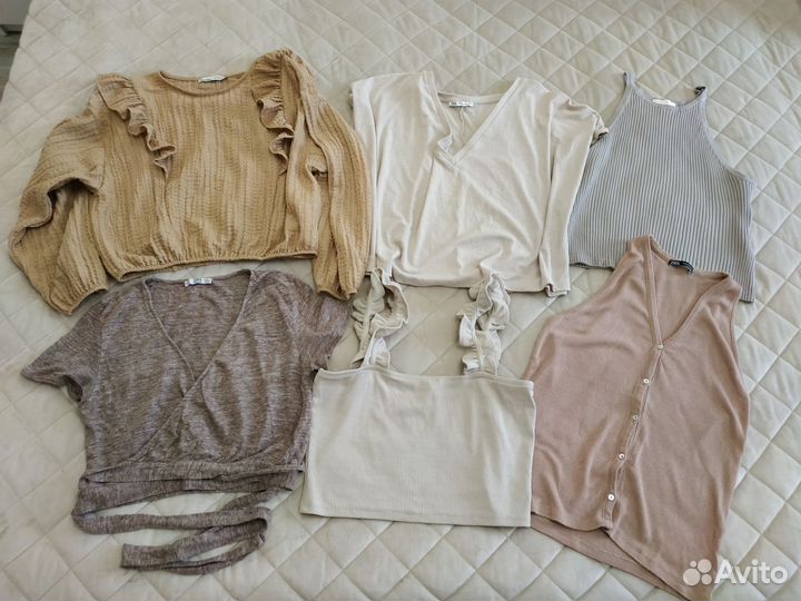 Одежда zara топы брюки М