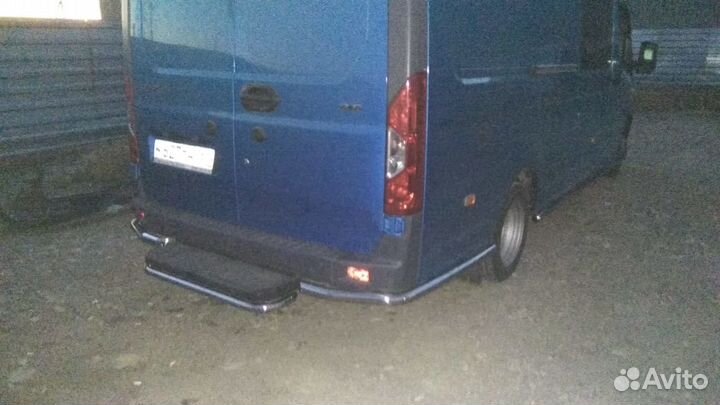 Защита заднего бампера угловая 60 мм Газель Next