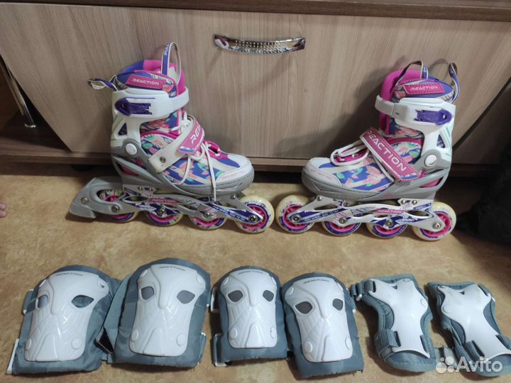 Детские ролики 31-36 и защита