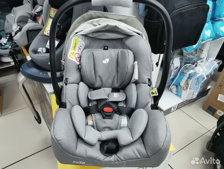 Автолюлька Joie i-Gemm, Gray Flannel, 0-13 кг