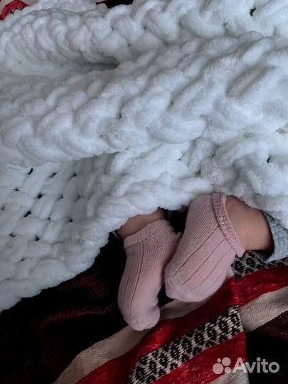 Плед детский плюшевый