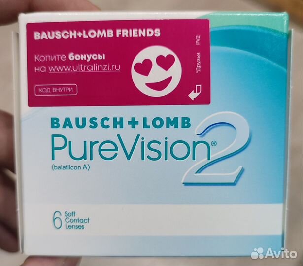 Контактные линзы purevision 6 шт