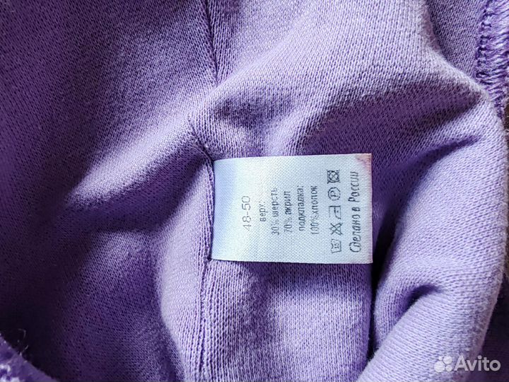 Шапка шлем для девочки 48 50