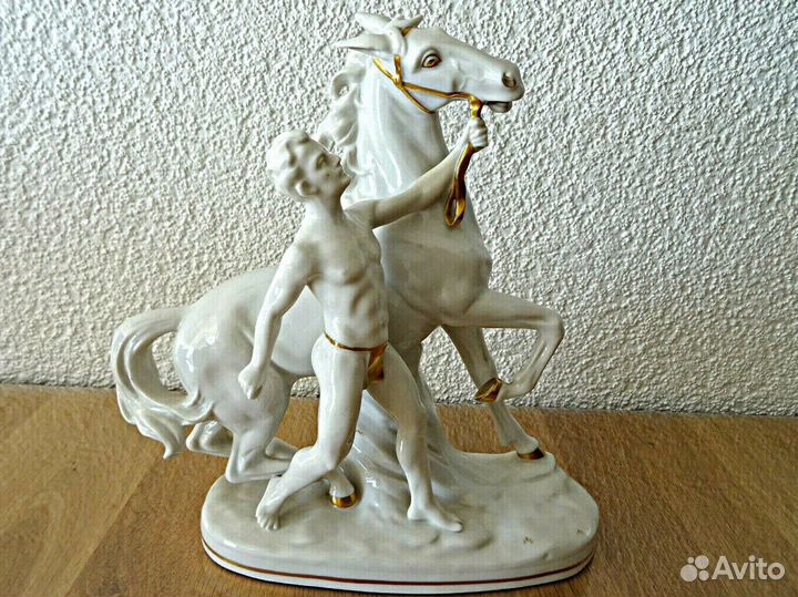 Статуэтка.Мифы и Легенды.Диоскур.Всадник.Германия