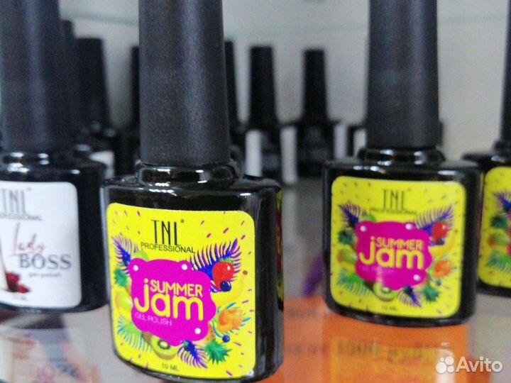 Гель лак TNL, Блюскай база, топ, праймеры