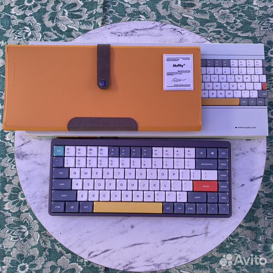 NuPhy Air 75 с чехлом низкопрофильная клавиатура