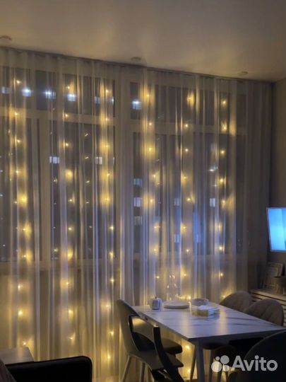 Гирлянда шторка