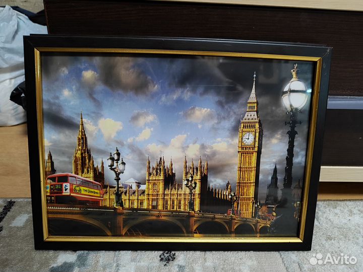 Картина в раме Лондон 23 см х 32 см