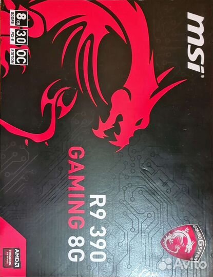 Видеокарта MSI AMD Radeon R9 390 Gaming 8 Gb
