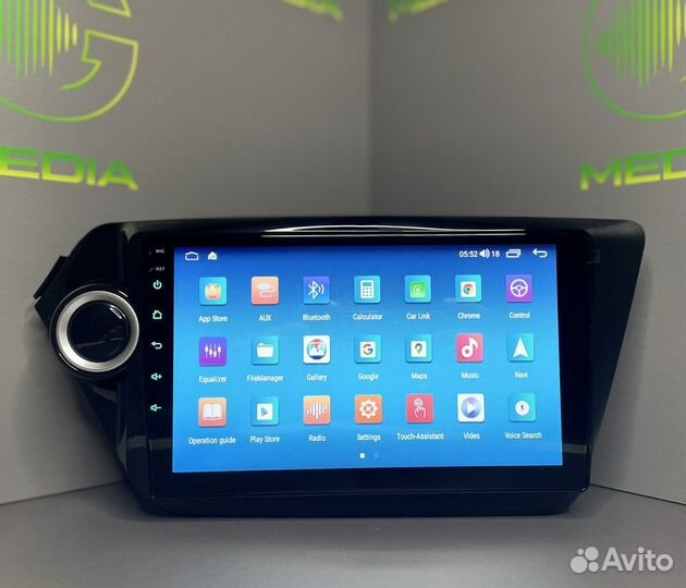 Магнитола Kia Rio 3, 3/32gb, CarPlay, 4G