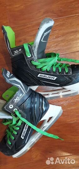 Хоккейные коньки bauer бу