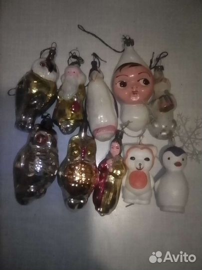 Елочные игрушки СССР
