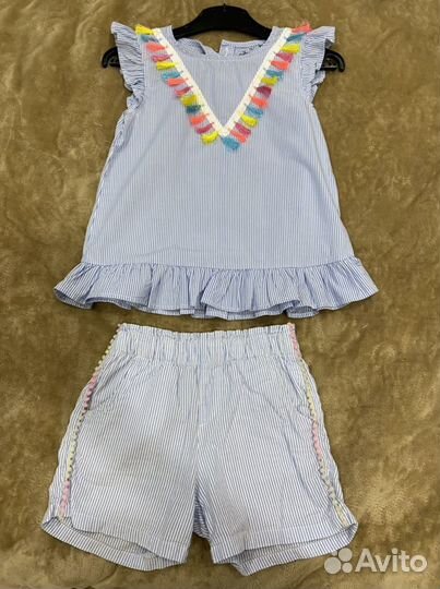 Блузка с шортами для девочки