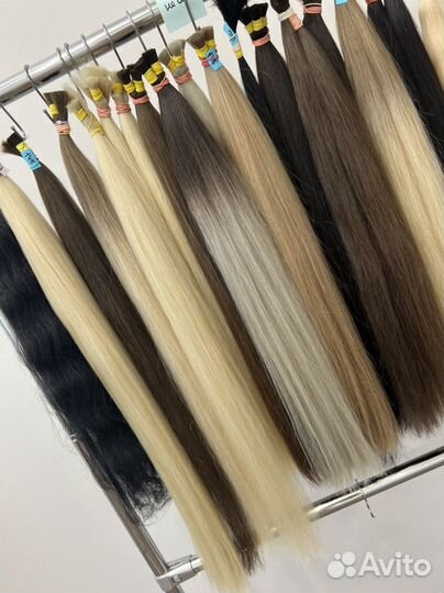 Волосы омбре с наращиванием 60 см