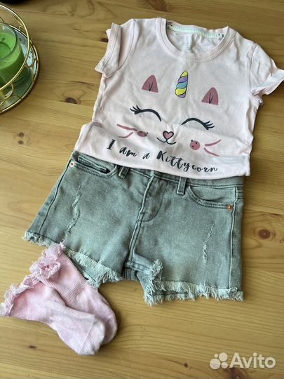 Комплект одежды для девочки 98 шорты Sela