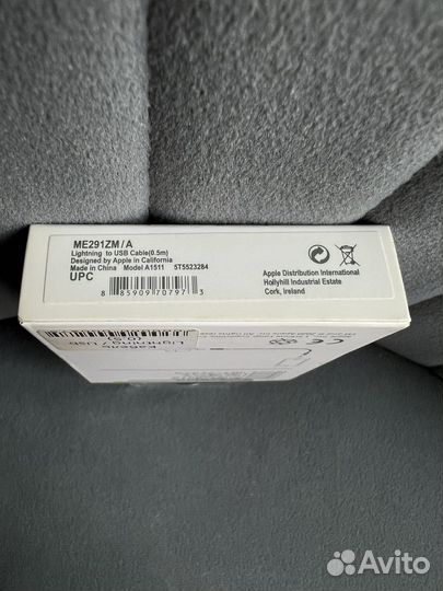 Кабель lightning usb 0.5м 50см оригинал короткий