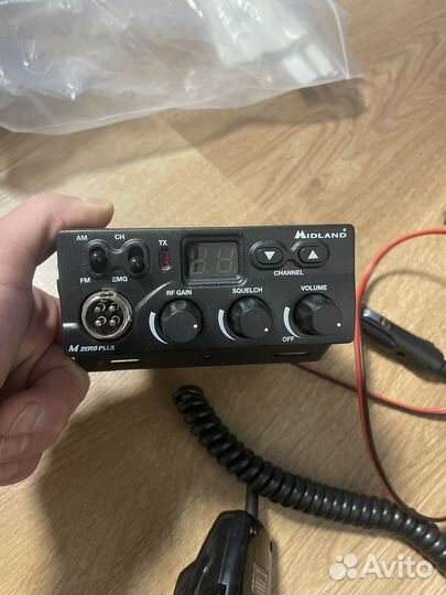 Автомобильная рация с антенной