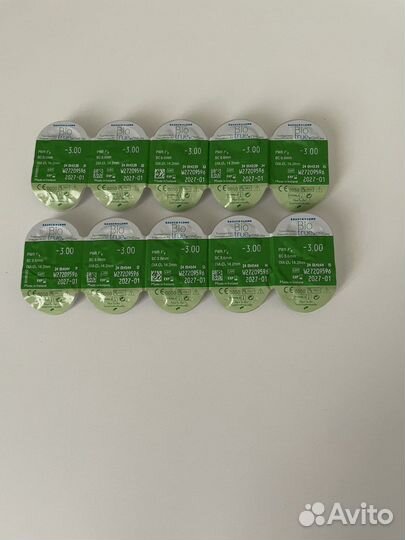 Линзы контактные однодневные Biotrue ONEday