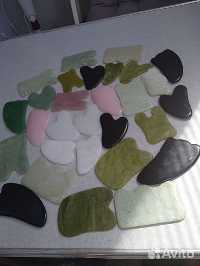 Бамбуковые палки,наборы,камни для массажа