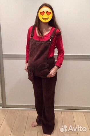 Комбинезон вельветовый для беременных размер 44