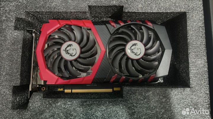 Видеокарта MSI GeForce GTX 1050 Ti gaming X 4G