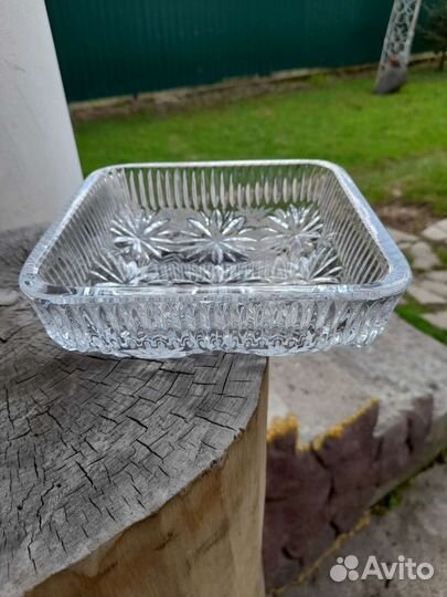 Конфетница/салатник/хрусталь