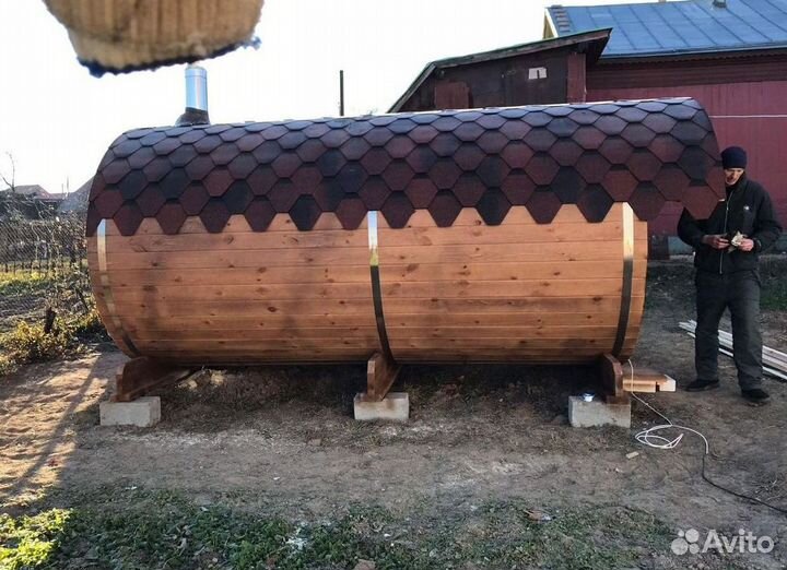Бани Бочки / Баня Квадро