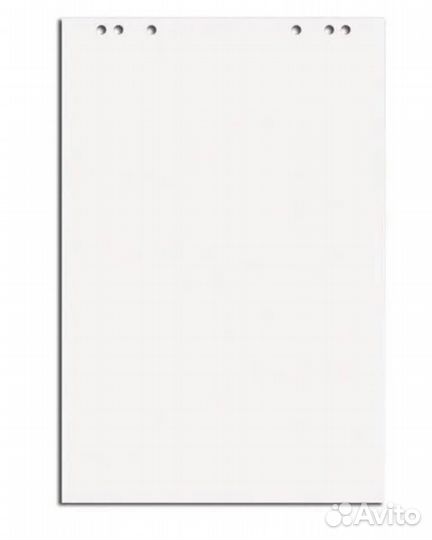 Бумага для флипчартов Комус 67.5х98 см белая
