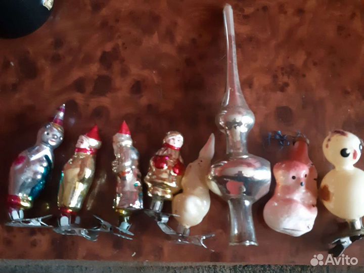 Елочные игрушки СССР на прищепке