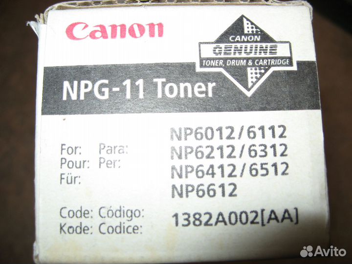 NPG-11 Toner Canon original Тонер