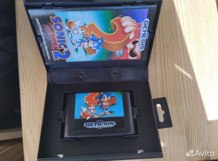 Картридж Sega Genesis. Sonic 2