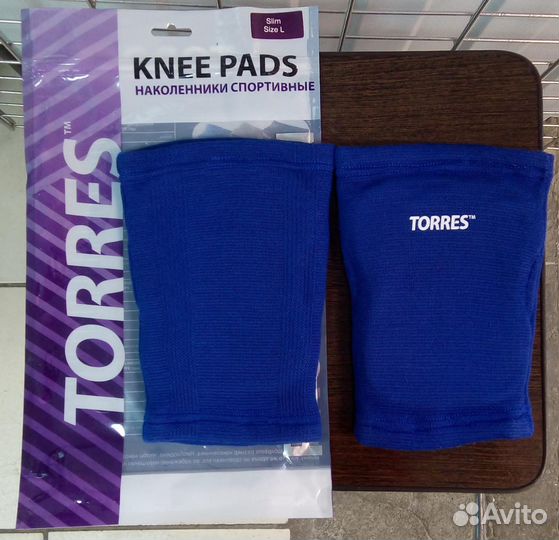 Для волейбола Наколенники L волейбольные Синие