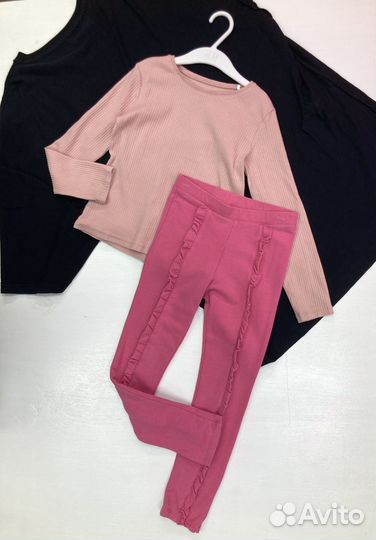 Фирменные вещи пакетом девочке 122 Hm Zara