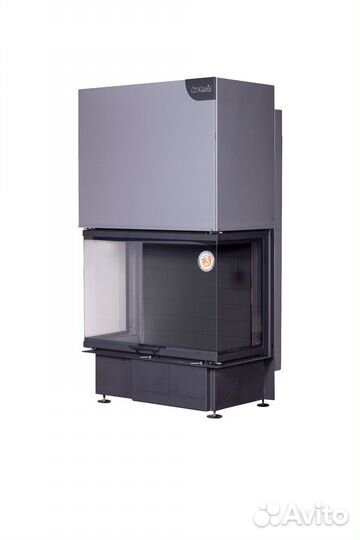 Камин Экокамин дельта 800 В три стекла принтинг по