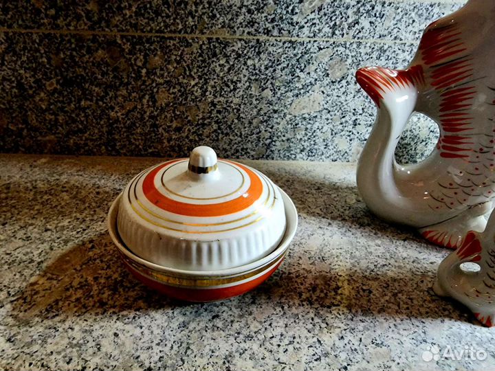 Набор штоф и рюмки Рыбки