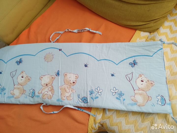 Бампер для детской кроватки, не использовался