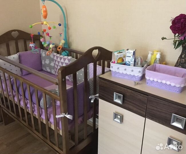 Бортики на кроватку