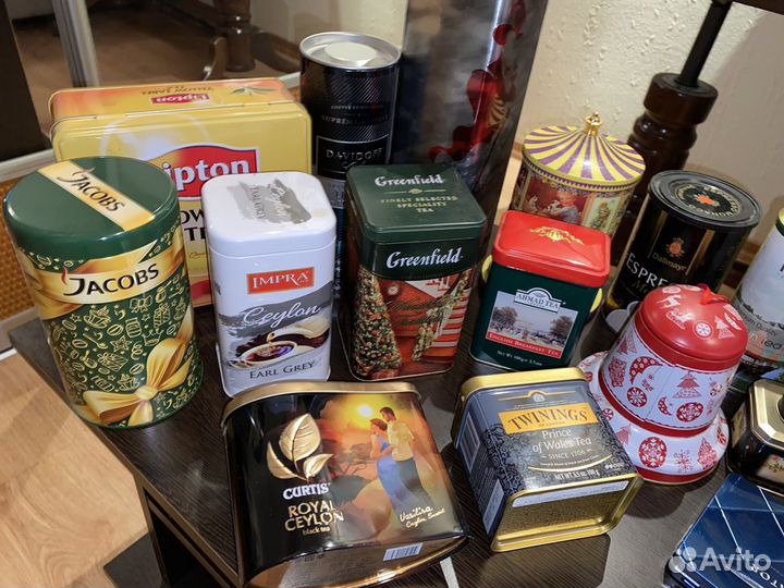 Жестяные банки для сыпучих