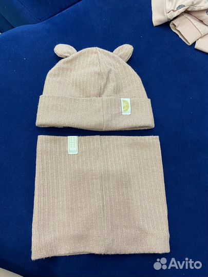 Шапочка и снуд для девочки