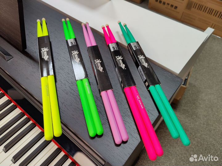 HUN Flourecent 5A Yellow барабанные палочки