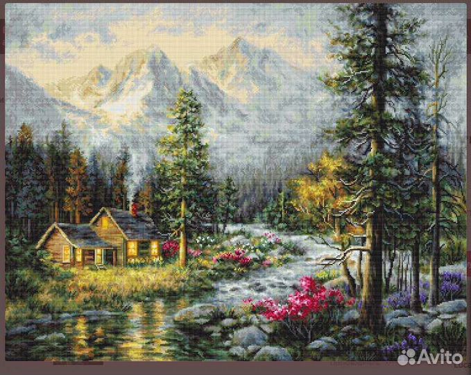 Схема для вышивки крестом Luca-S, Мережка